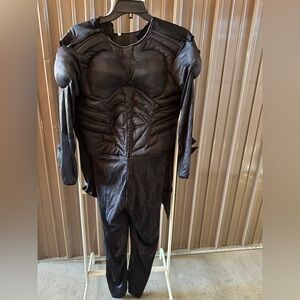 Rubie's The Dark Knight HALLOWEEN COSTUME padded chest w/cape Jumpsuit Size L